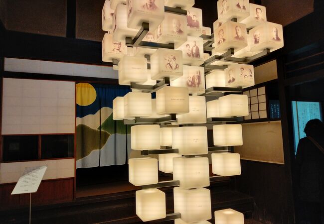 展示は文字による説明が中心