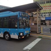 秋田市の中心部の格安循環バス