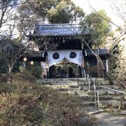 八幡山城跡（滋賀県近江八幡）：縄張りがよくわかる