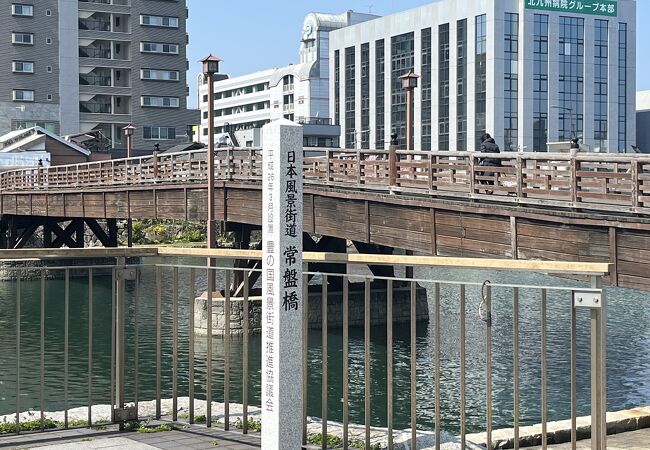 象が渡った木の橋