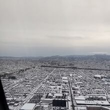 札幌市内を飛ぶ