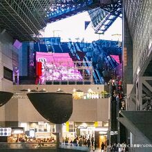 京都駅ビル大階段  グラフィカルイルミネーションPlus