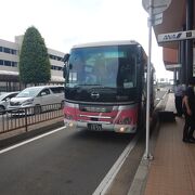 秋田空港と市内間に移動で利用した