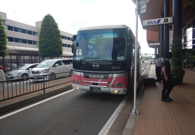 秋田空港と市内間に移動で利用した