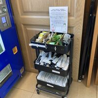 入口にあるアメニティ