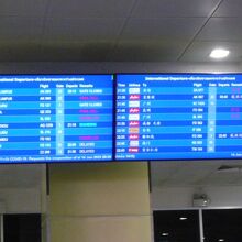 グアーハーティー空港を離発着する航空便は、とても多いです。