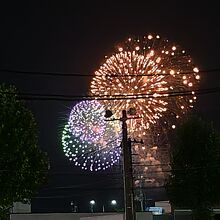 三条の花火はこの距離感で見えます