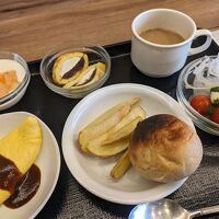 朝バイキングオムレツ美味しい