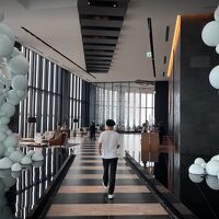 最上階ホテルロビーです