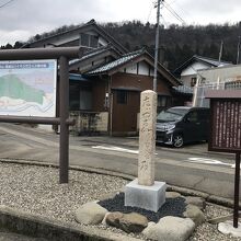 今庄駅前