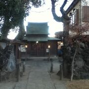 岩槻駅南側の神社