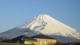 久しぶりに富士山を見ました