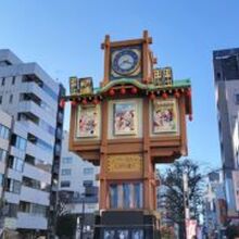 人形町商店街 - からくり櫓