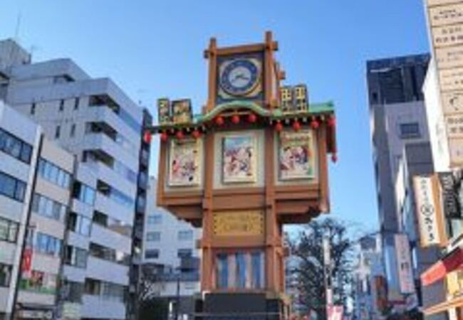 人形町商店街 - からくり櫓