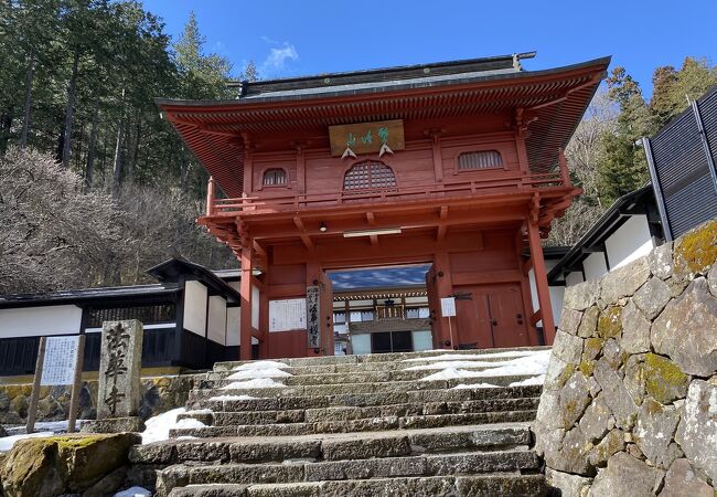 諏訪神社本宮の横にあります。