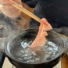 しゃぶしゃぶ美味しい。