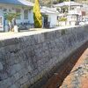 石張り排水路