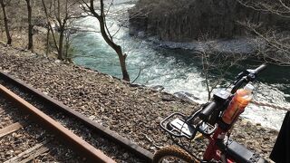 レールマウンテンバイク ガッタンゴー (旧奥飛騨温泉口駅)