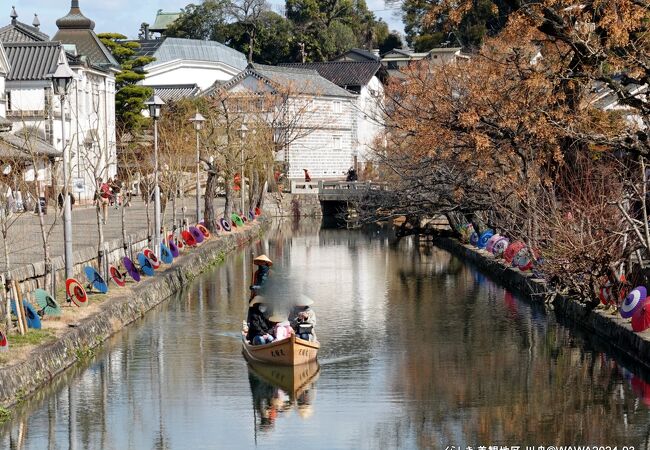 くらしき川舟流し