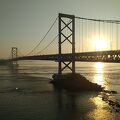 鳴門海峡大橋真横