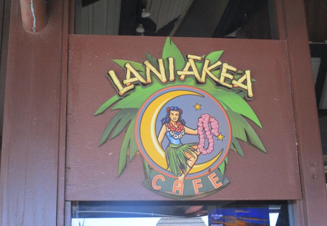 ハワイ島コナ空港内のカフェ