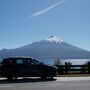 Ensenada付近の湖畔からオソルノ火山を望む 