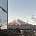 部屋からの富士山の眺めが素晴らしかった