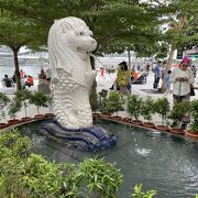 周辺を歩く。マーライオン公園・シンガポール