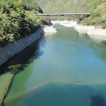 筏津ダムから見た仁淀川