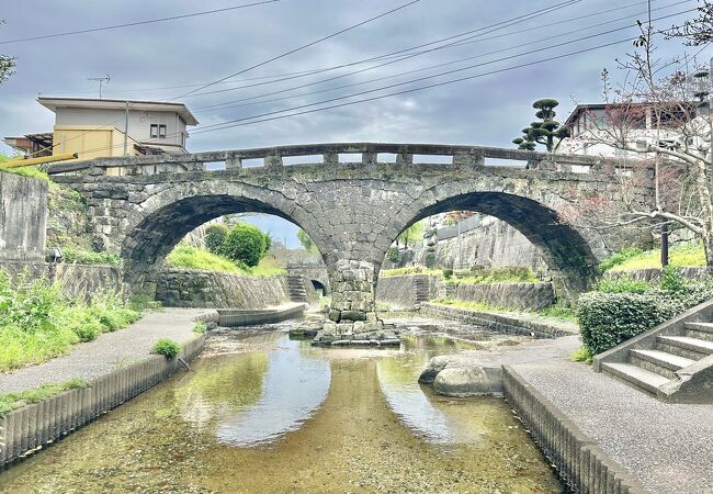 雰囲気のある眼鏡橋