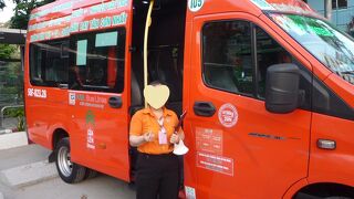 安い109番赤いバス！