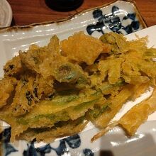 京野菜の天ぷら