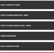 venezia unicaのチケット購入ページを一番下に