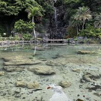 海水を引いた池