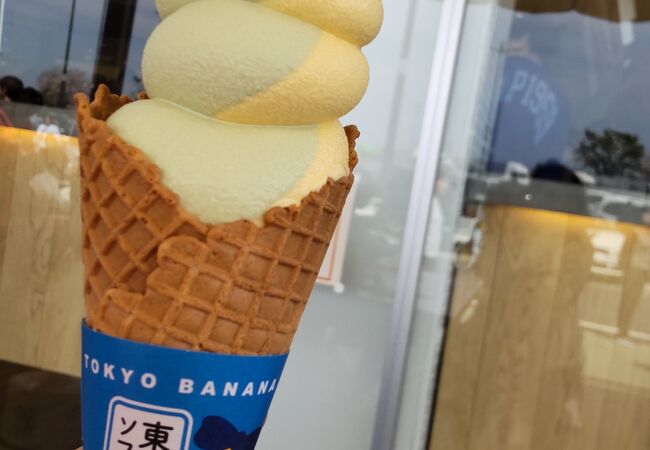東京ばななソフトクリーム