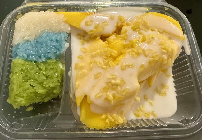 夏バテ時の晩御飯にもなる甘塩っぱいがクセになるカオニャオ・マムアン♪( ´θ｀)ノ