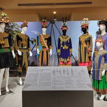 台湾民族の展示