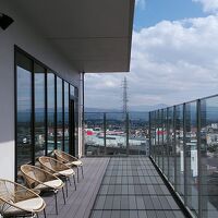 お風呂あがりは8階テラスは気持ち良いですね