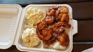 ガーリックシュリンプが美味しい