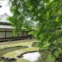 上り口付近から見た南関御茶屋跡、紅葉の名所です