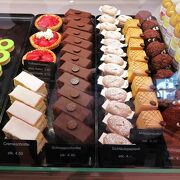 ベルン駅前にある菓子店