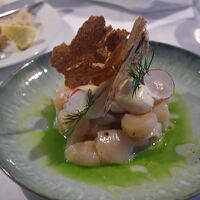 前菜はほたて・・・