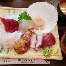 おいしい刺身が食べられるお店