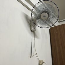 大晦日の朝でも扇風機稼働中