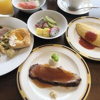 クラブラウンジでの朝食