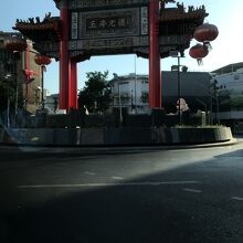 朝は静かなチャイナタウン