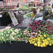 広場の花屋