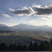 阿蘇城山展望台からの阿蘇五岳の遠望