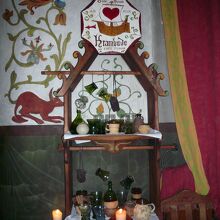 レストランの飾り