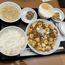 麻婆豆腐セット：1140円